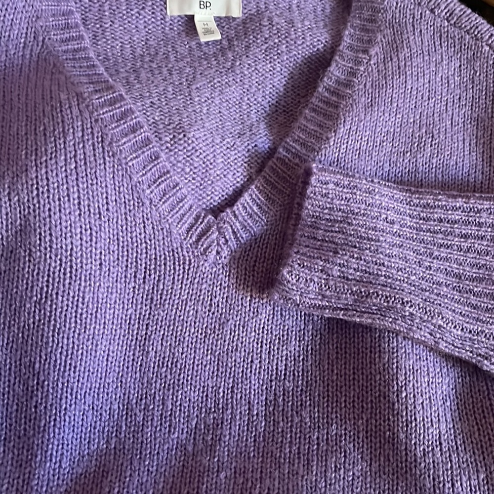 Nordstrom BP Cropped V Neckline Sweater - Picture 6 of 8